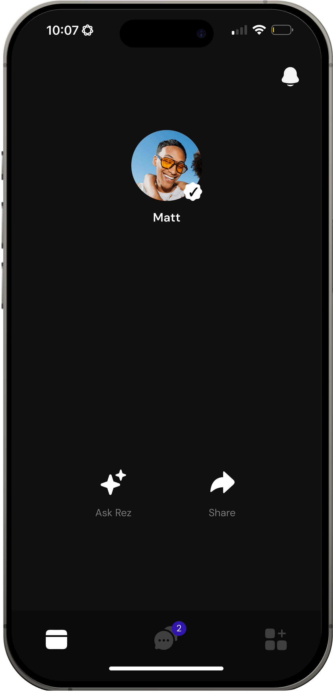 Zults app on iPhone