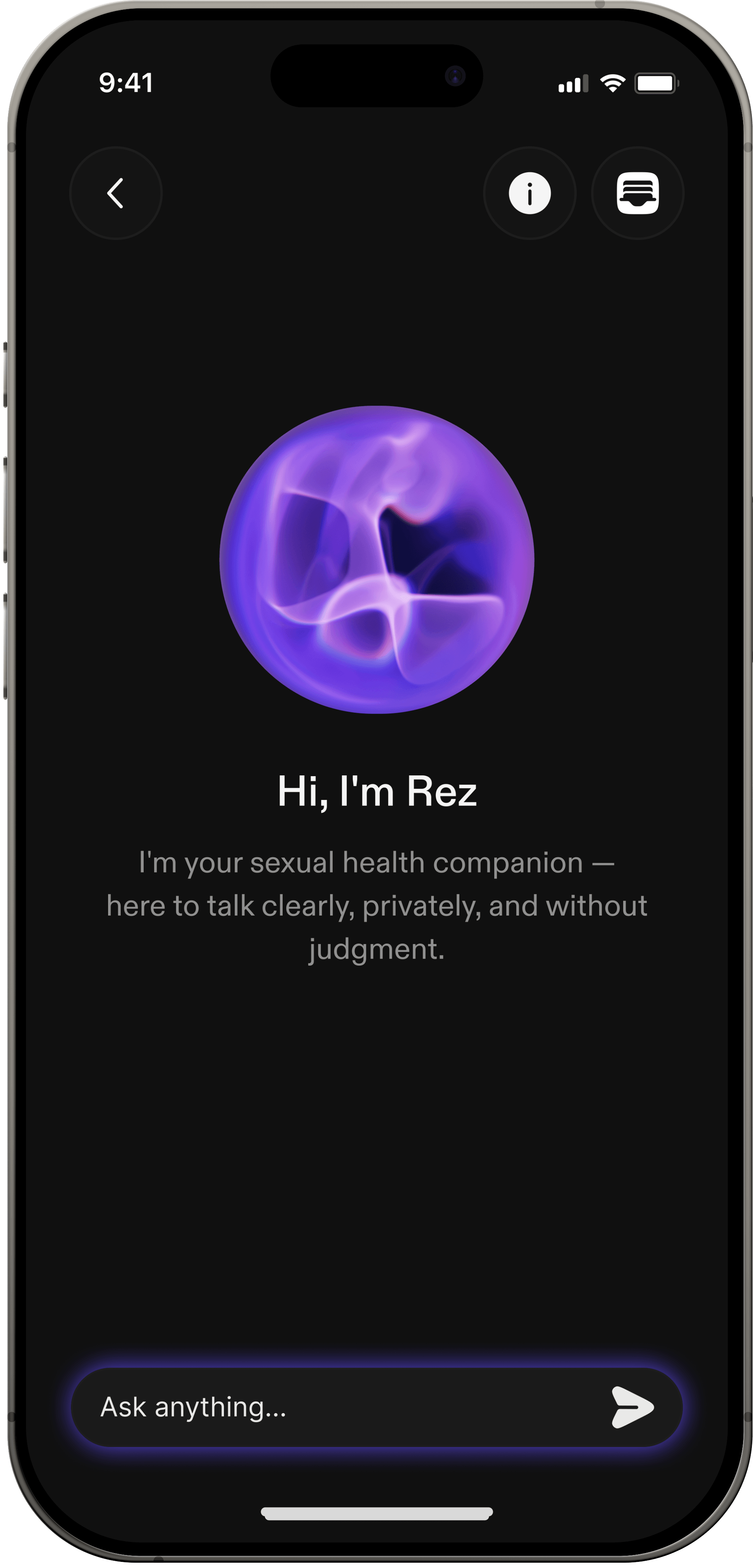 Rez auf einem Telefon, bereit zum Gespräch